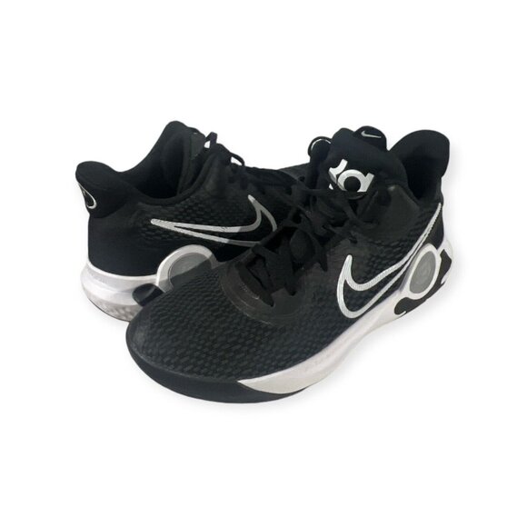 Mens Size 10.5 Nike KD Trey 5 IX Bred Black White Basketball CW3400-002